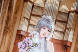 yui金鱼 NO.008 洛天依婚纱花嫁仙气满满