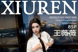 [秀人网] 2023.10.11 No.7489 王薇薇 黑色短裙高跟鞋[86P/908MB]