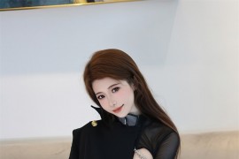 [秀人网] 2023.11.28 No.7727 月酱儿黑色网纱连体衣[75P/708MB]