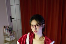 【微-密】轩子巨二兔-圣诞白色马油袜 [22P-34M]