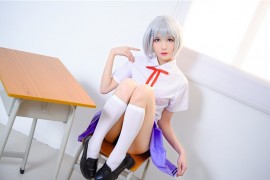 Tomoyo酱 鸢一折纸 校服 [12P-61MB]