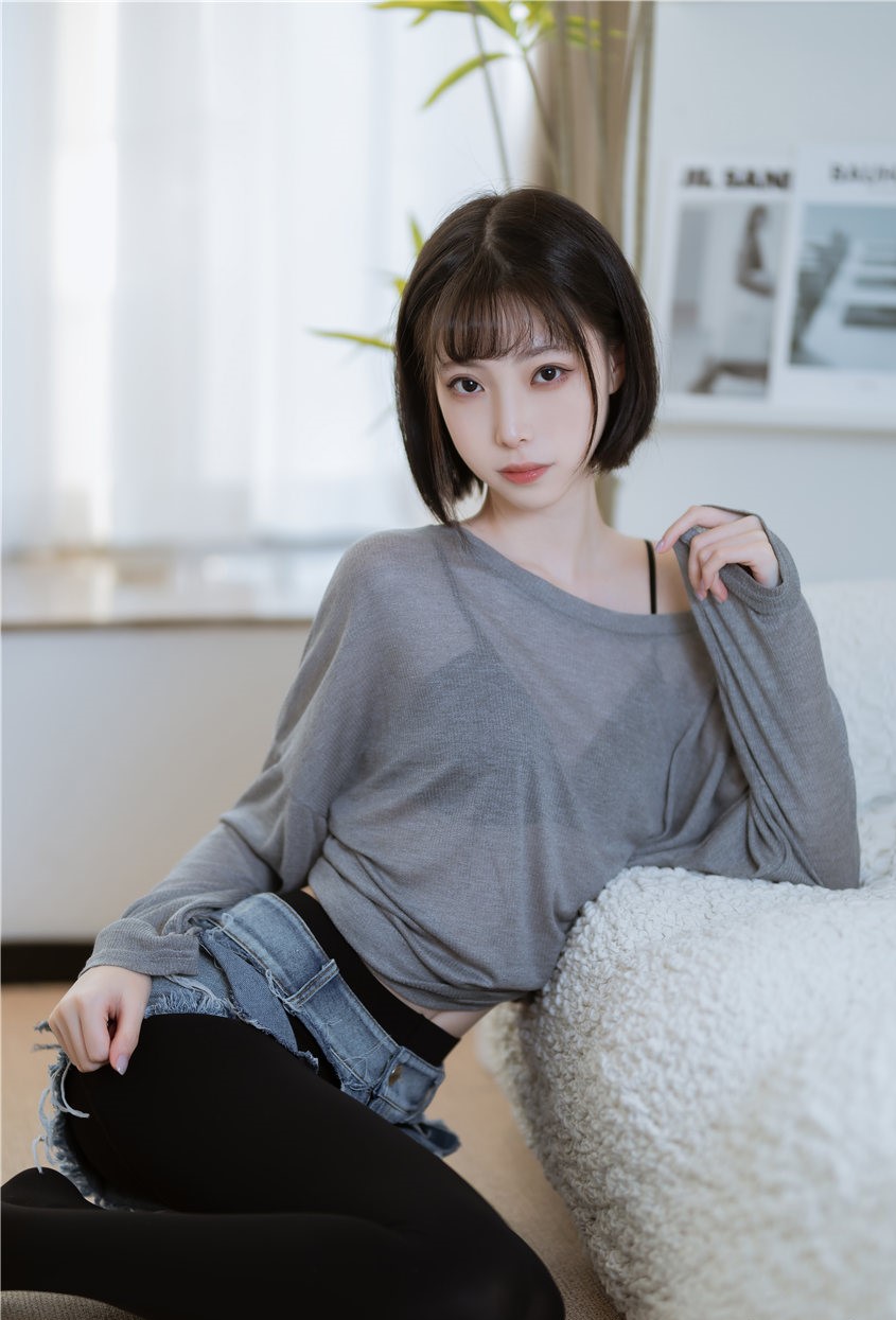 许岚LAN 半透毛衣 [40P-568MB] 第3张