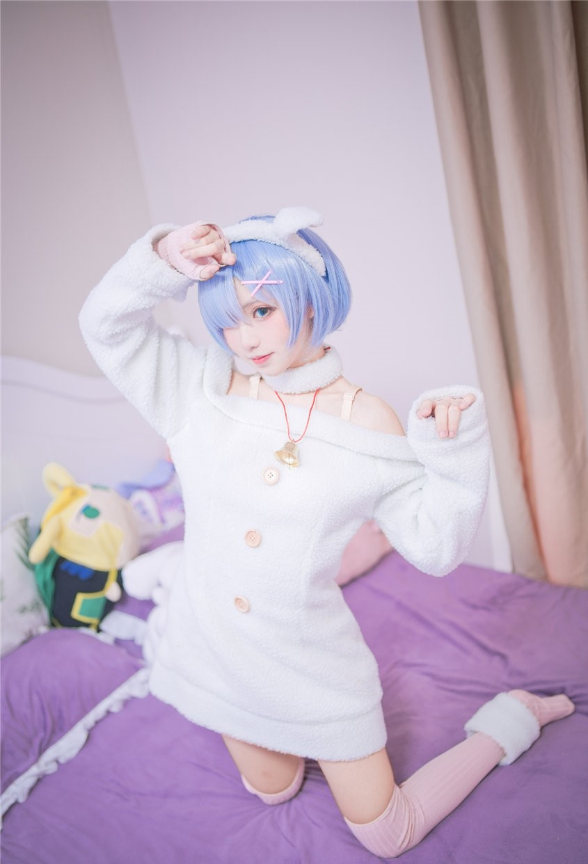 花柒Hana 蕾姆绵羊 [9P-12MB] 第4张