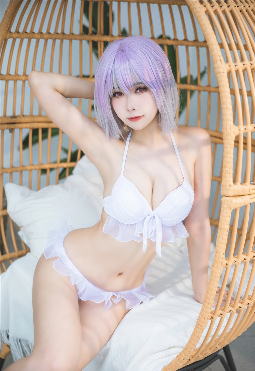 Momoko葵葵&瓜希酱 SSSS.GRIDMAN宝多六花&新条茜 泳装[85P-472MB] 第1张