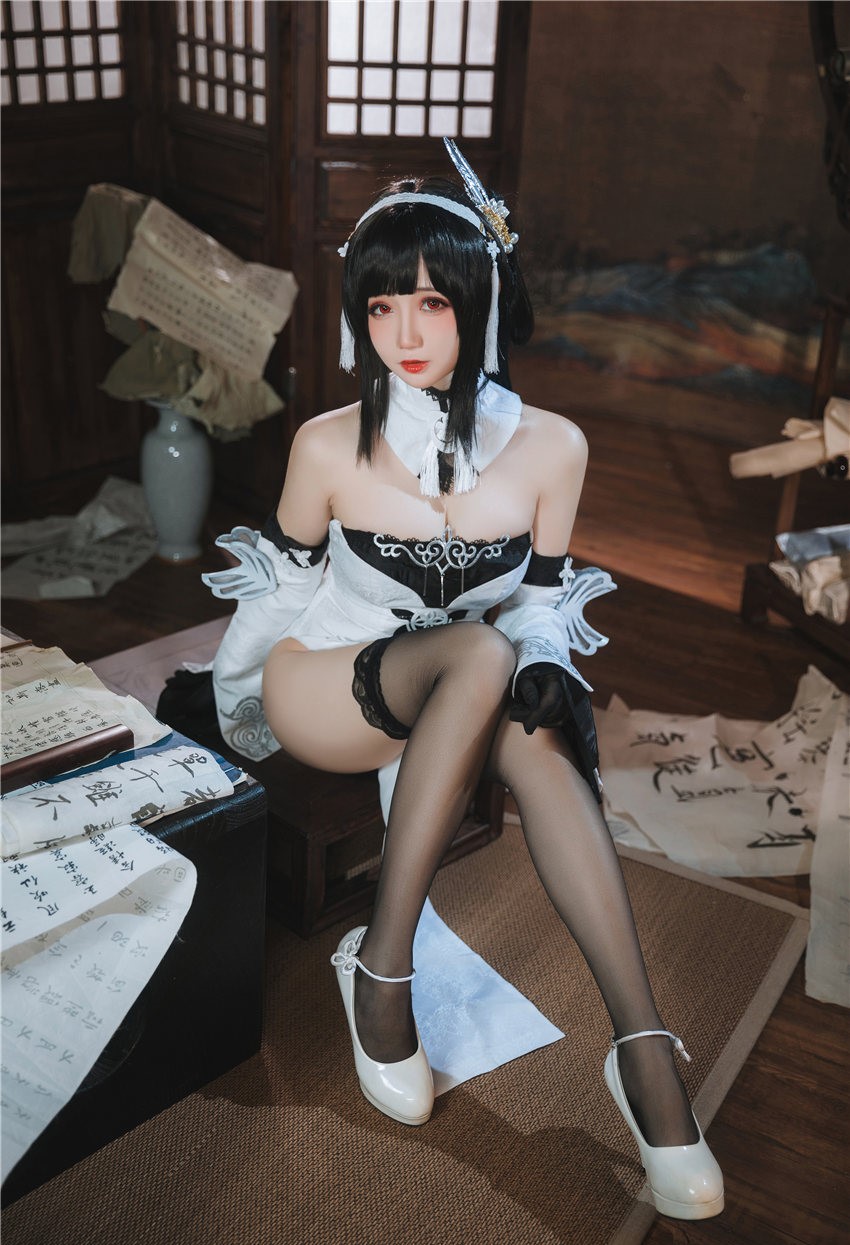 焖焖碳 碧蓝航线 鎮海 白黑礼服 [23P-182MB] 第3张