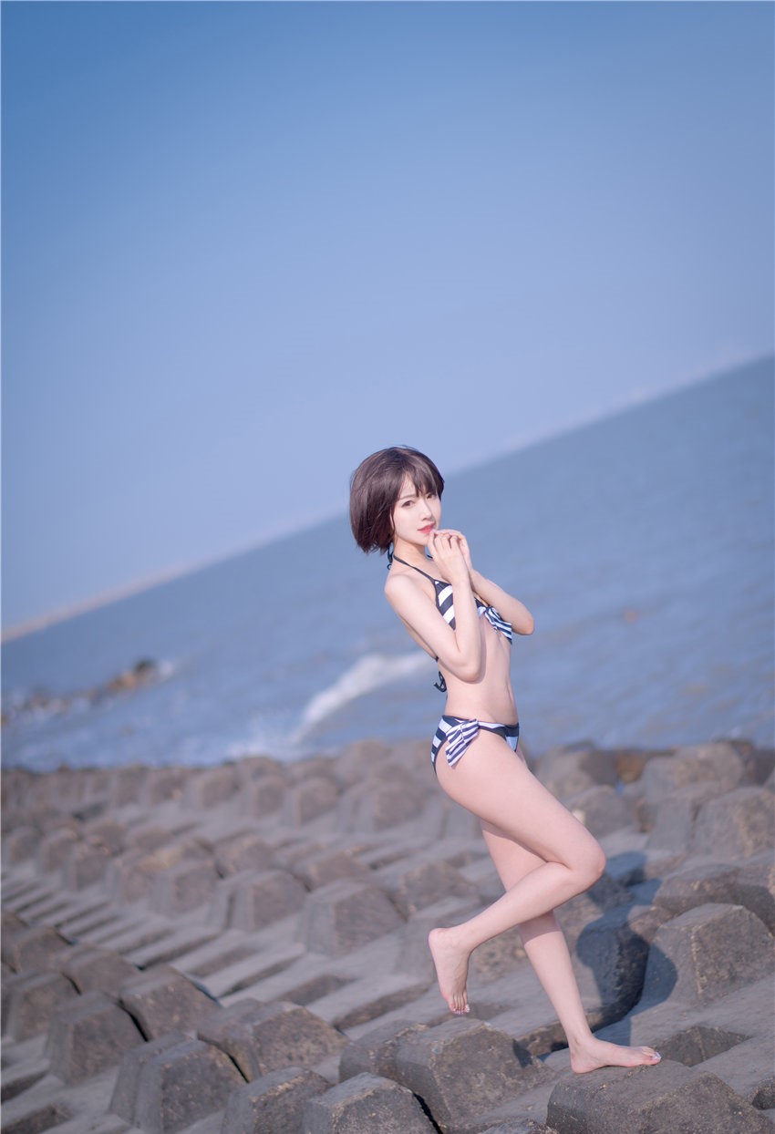 Shika小鹿鹿 加藤惠 泳装 [17P-114MB] 第4张