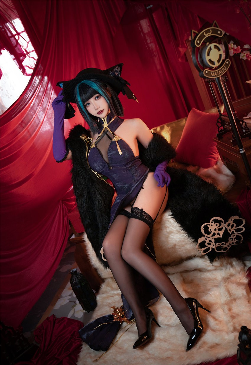 Momoko葵葵 碧蓝航线柴郡 音乐绚烂CaitSith [16P-22MB] 第3张