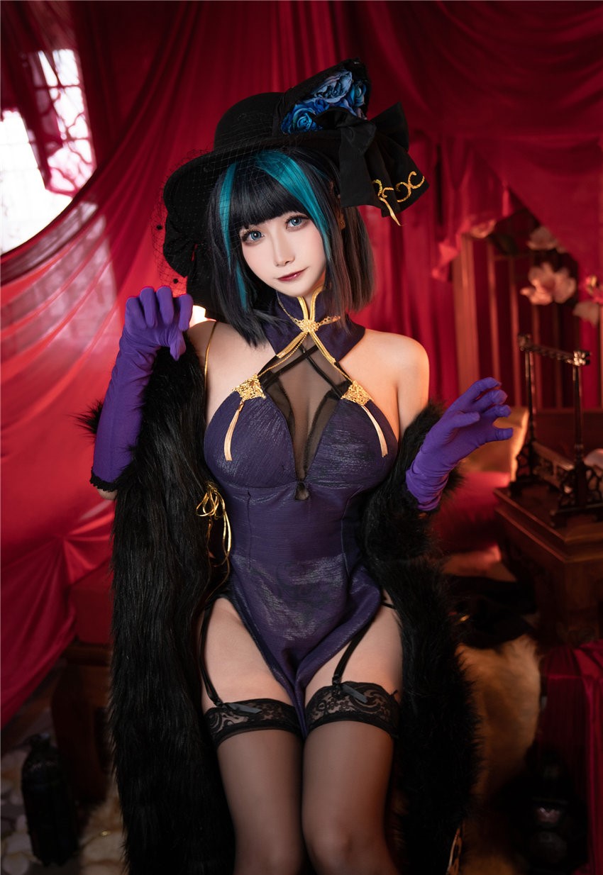 Momoko葵葵 碧蓝航线柴郡 音乐绚烂CaitSith [16P-22MB] 第2张