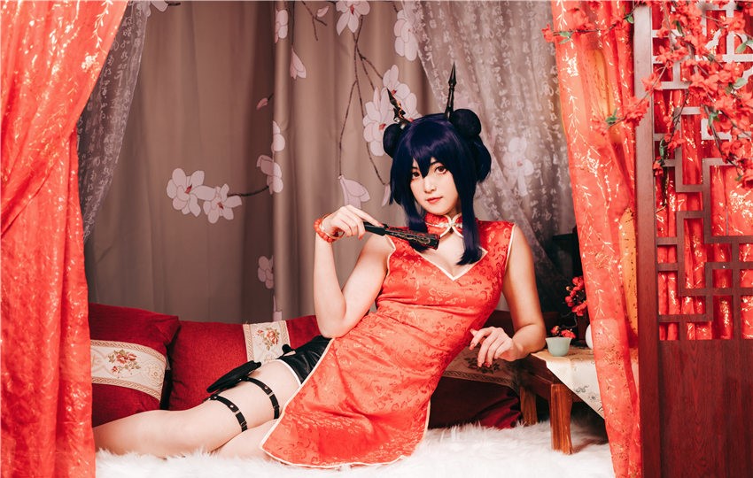 许枳 陈的红色旗袍 [26P-283MB] 第1张