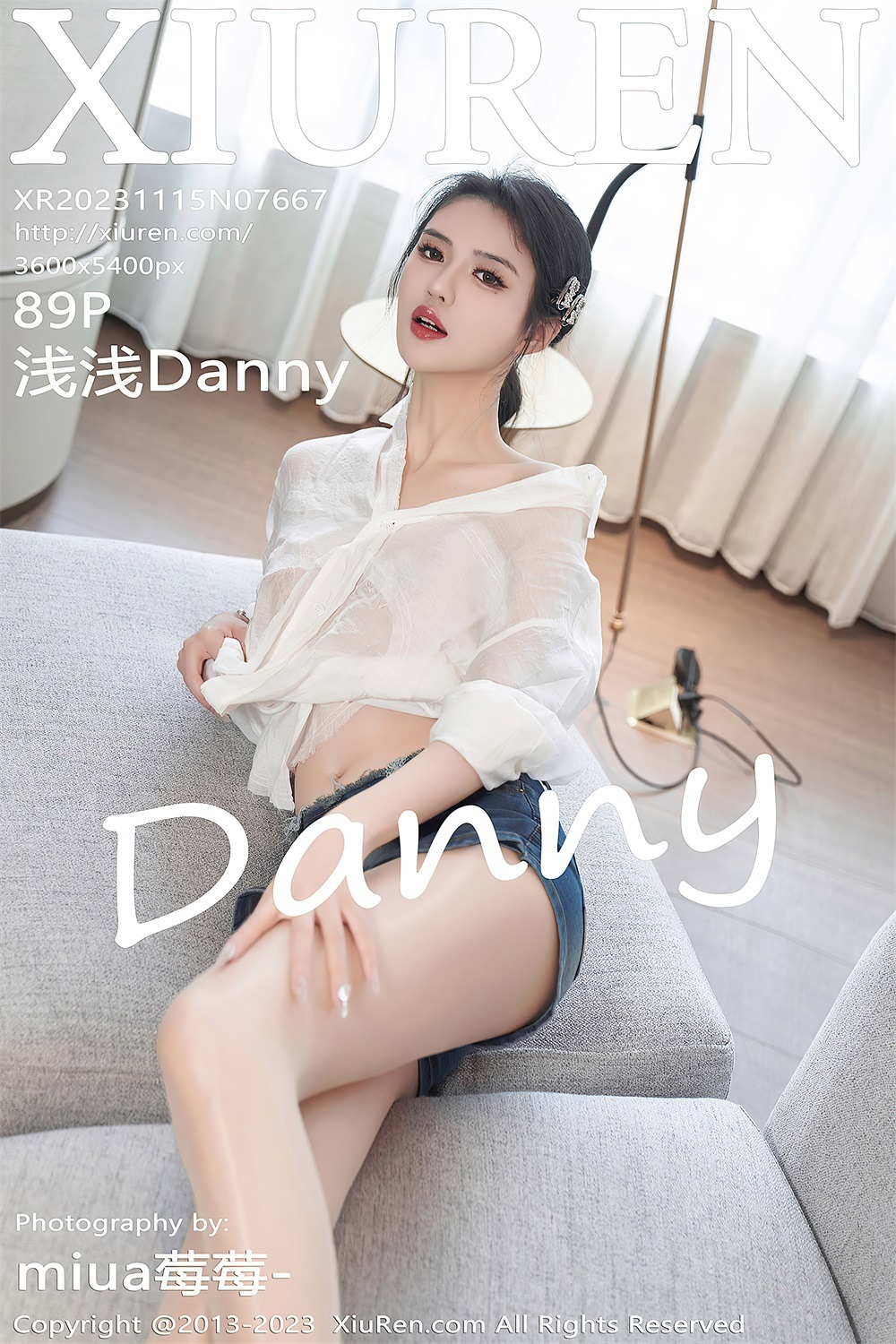 [秀人网] 2023.11.15 No.7667 浅浅Danny 牛仔短裙[90P/785MB] 第1张