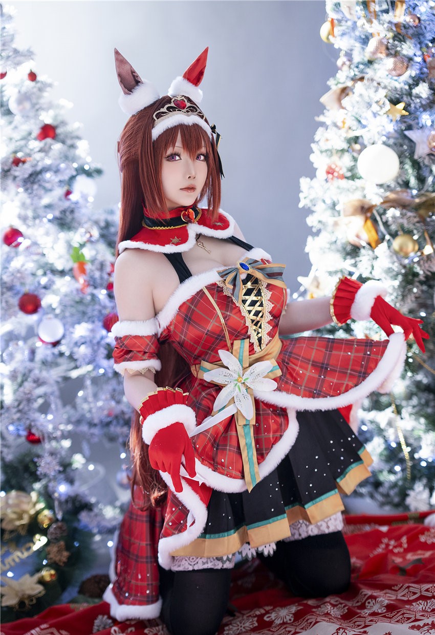 星之迟迟 2023年12月计划A 赛马娘 大和赤骥 圣诞衣装 [47P-328MB] 第4张