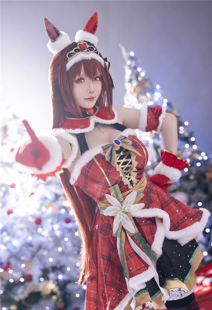 星之迟迟 2023年12月计划A 赛马娘 大和赤骥 圣诞衣装 [47P-328MB] 第2张