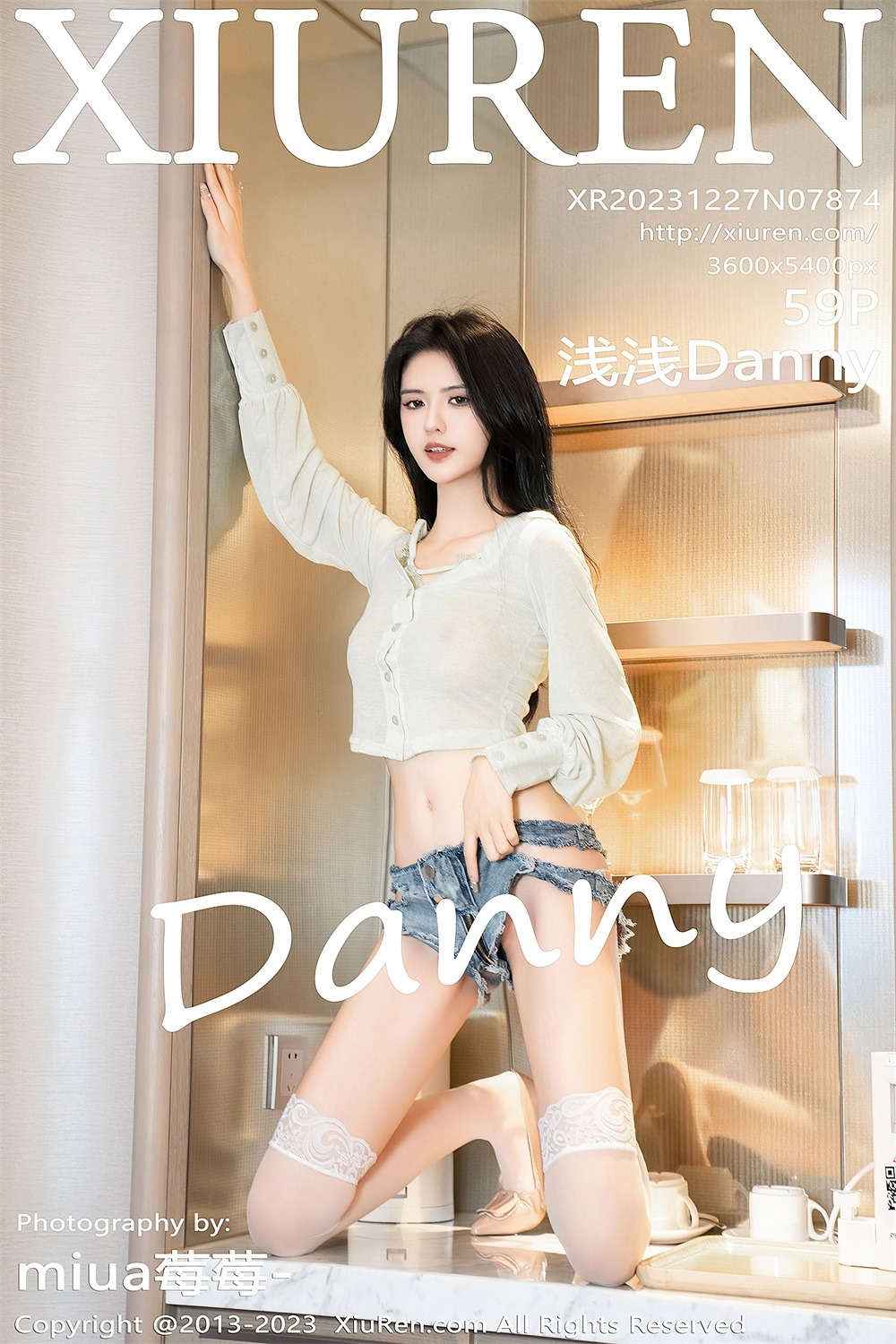 [秀人网] 2023.12.27 No.7874 浅浅Danny 超短牛仔裤[60P/722MB] 第1张