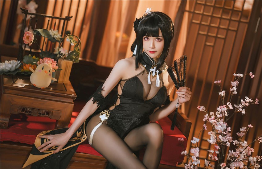 Tomoyo酱 碧蓝航线 镇海旗袍[54P-329MB] 第1张