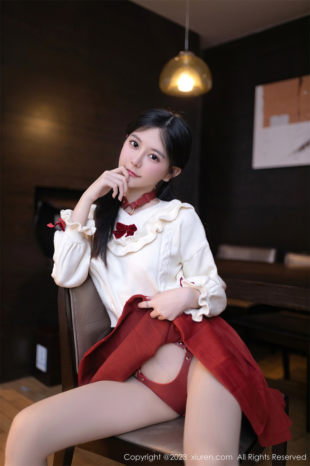 [秀人网] 2023.12.29 No.7890 幼幼 红色裙子[81P/700MB] 第1张