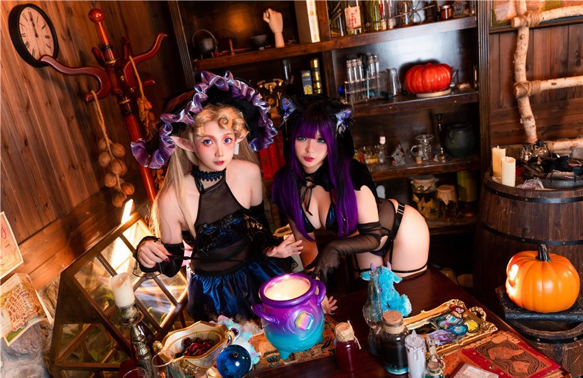 小和甜酒&橙风千雅 魔女猫咪 [118P-751MB] 第2张