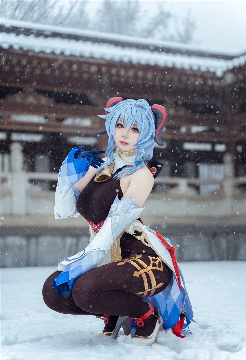 虎森森 雪景甘雨 [42P-298MB] 第1张