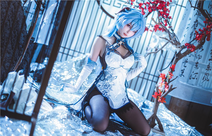 蠢沫沫 甘雨旗袍[27P-256MB] 第2张