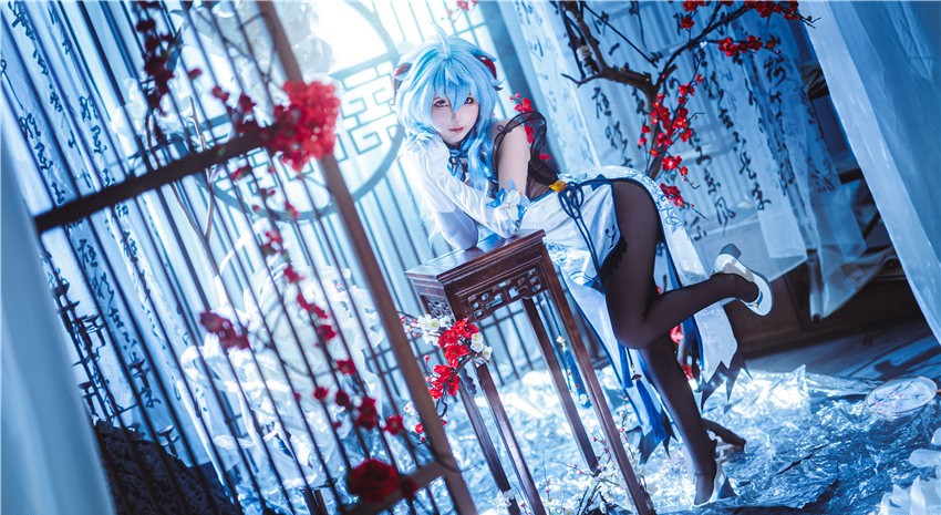 蠢沫沫 甘雨旗袍[27P-256MB] 第3张