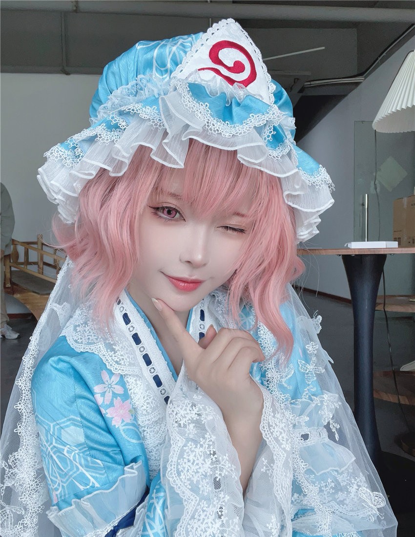 花柒Hana 八云紫+西行寺幽幽子 (&肃雨雨雨) [16P-287MB] 第1张