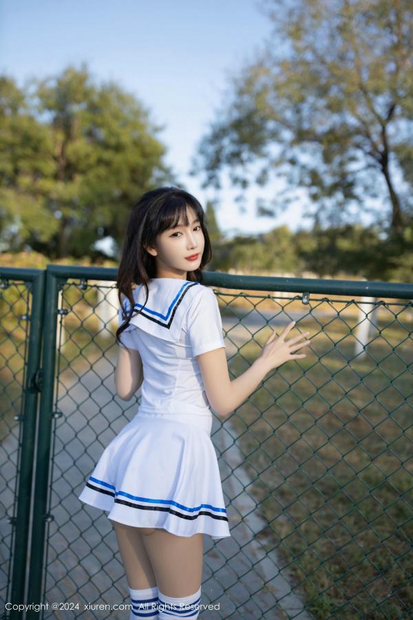 [秀人网] 2024.12.05 NO.9554 陆萱萱 白色学生套装[81P/734MB] 第1张