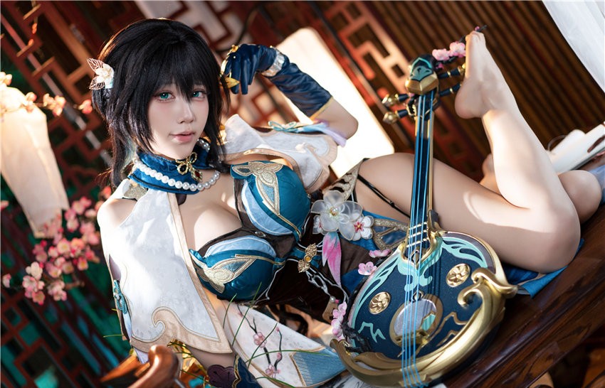 水淼aqua 崩坏：星穹铁道 阮梅 [73P-400M] 第1张