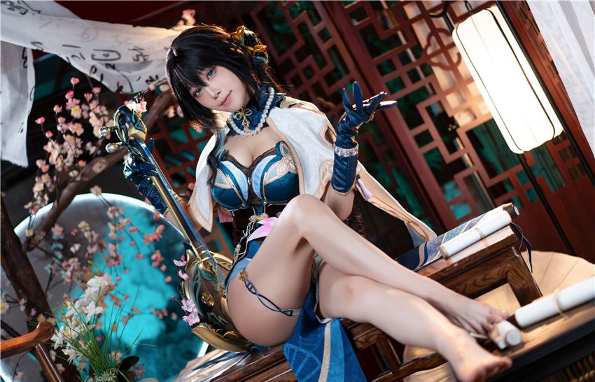 水淼aqua 崩坏：星穹铁道 阮梅 [73P-400M] 第2张