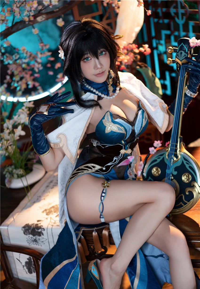 水淼aqua 崩坏：星穹铁道 阮梅 [73P-400M] 第3张