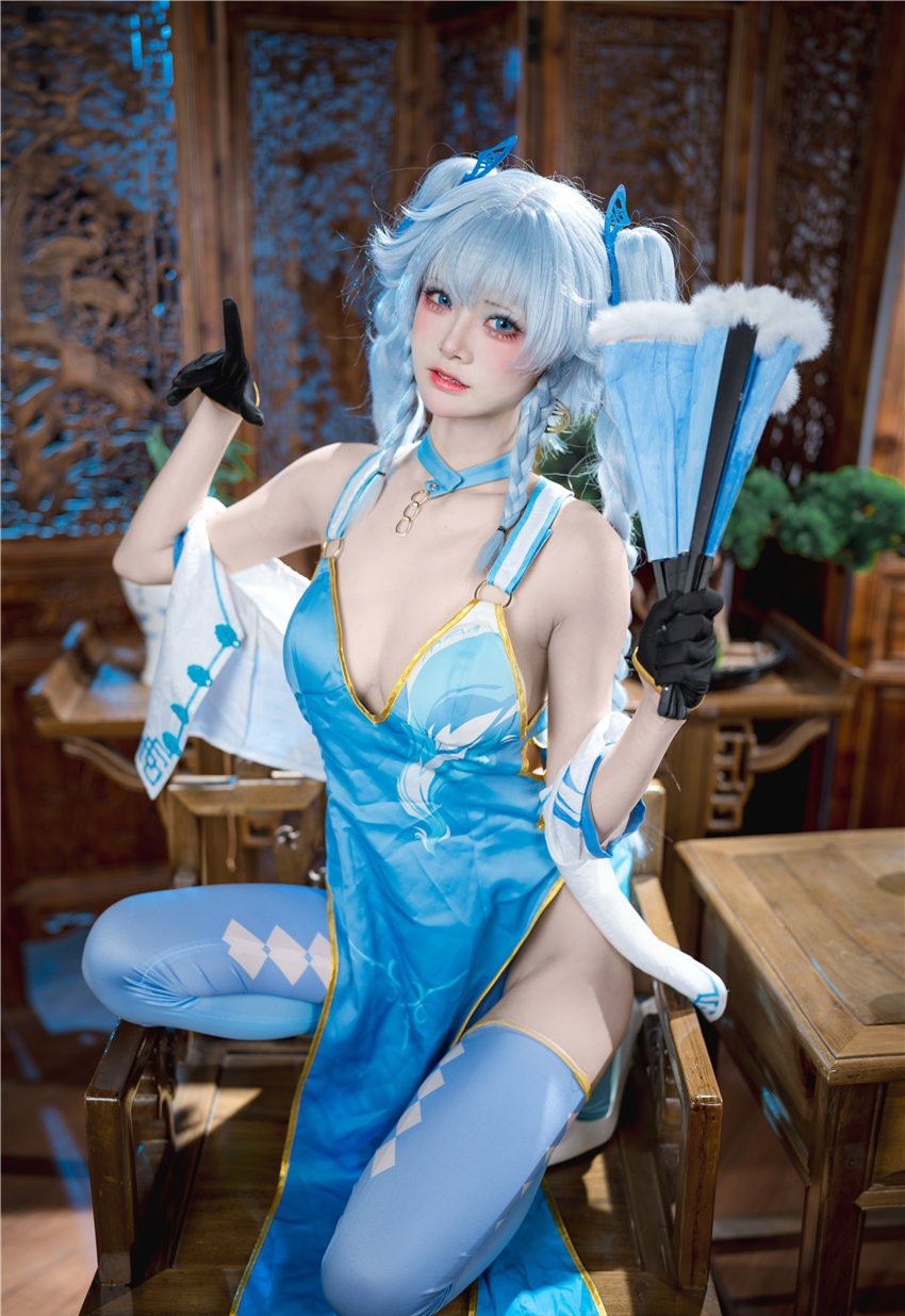 九柒喵 翠雀媚[34P-186M] 第1张