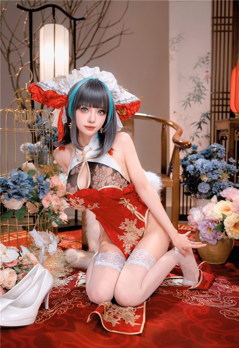 Shika小鹿鹿 碧蓝航线 新年柴郡[17P-234M] 第2张