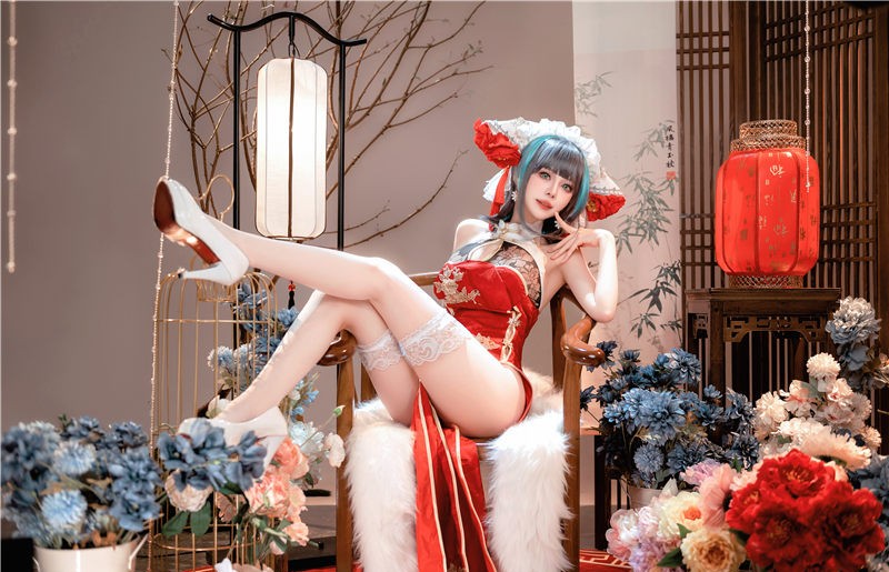 Shika小鹿鹿 碧蓝航线 新年柴郡[17P-234M] 第4张