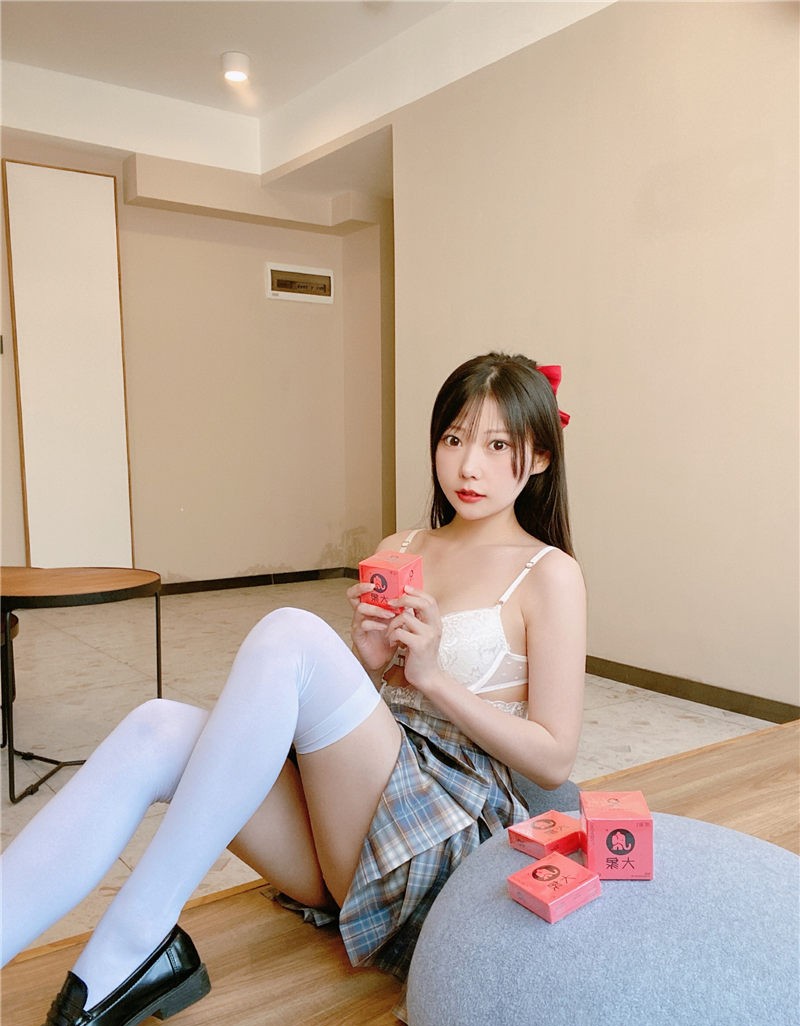 香草喵露露 大象 JK格子裙[30P-96M] 第2张