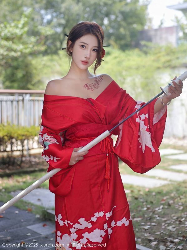 [秀人网] 2025.08.22 NO.10683 金允希Yuki 红色和服[81P/958MB] 第1张