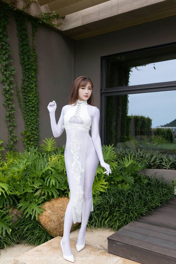 [秀人网] 2025.08.28 NO.10704 陆萱萱 白旗袍[80P/905MB] 第1张