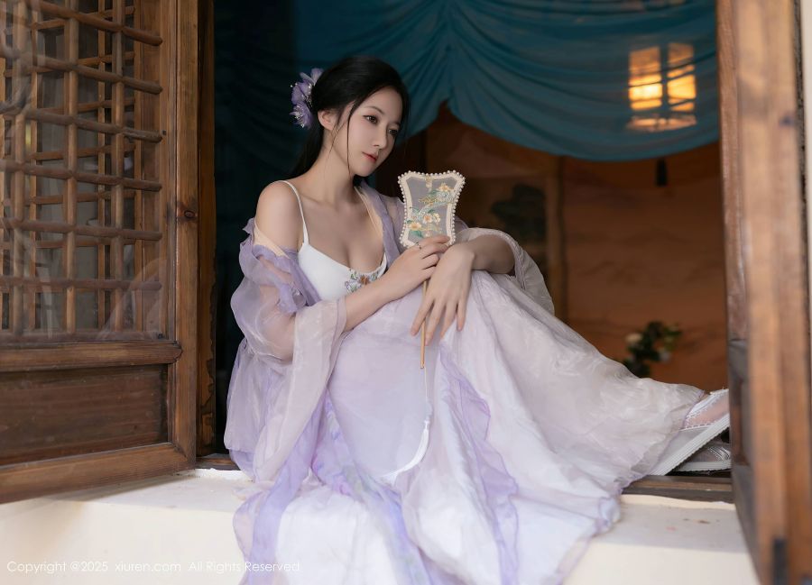 [秀人网] 2025.09.05 NO.10737 鱼子酱Fish 紫色连衣裙[74P/738MB] 第1张