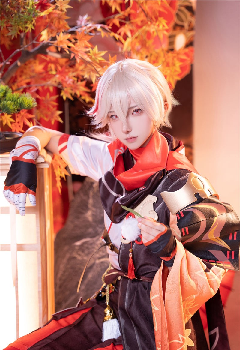 Seya-狮砸 原神 枫原万叶 [9P-88MB] 第2张