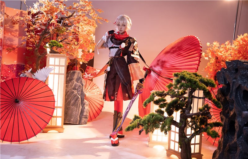 Seya-狮砸 原神 枫原万叶 [9P-88MB] 第1张