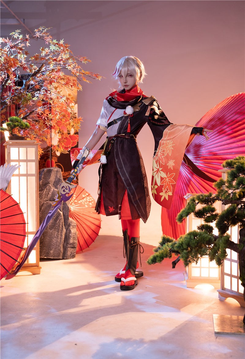 Seya-狮砸 原神 枫原万叶 [9P-88MB] 第4张