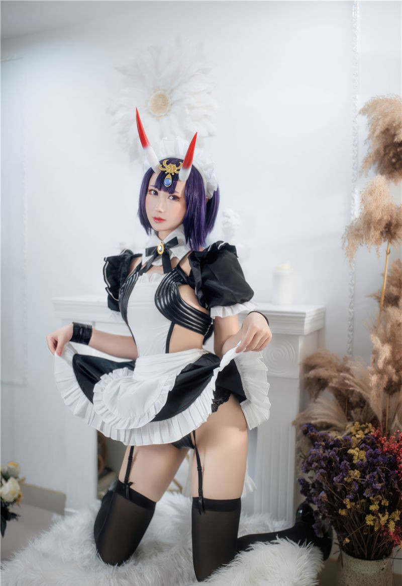 羽生三未 FGO 酒吞童子女仆[20P-148M] 第3张