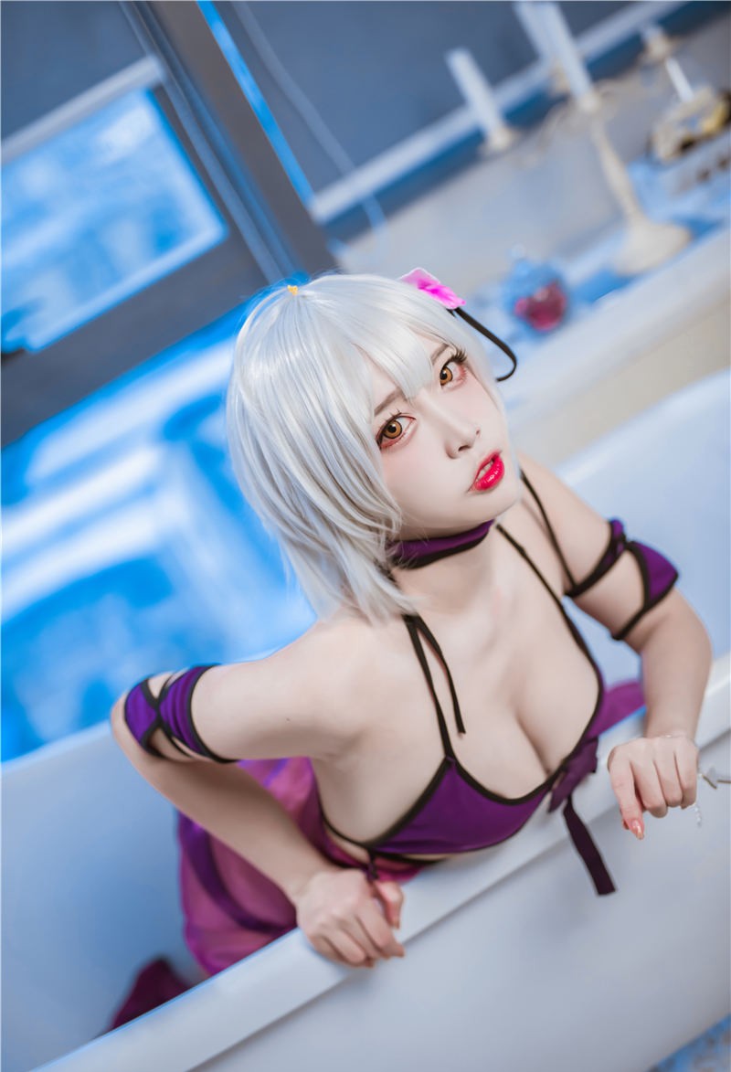 二佐Nisa 黑贞德泳装 [41P-562MB] 第1张