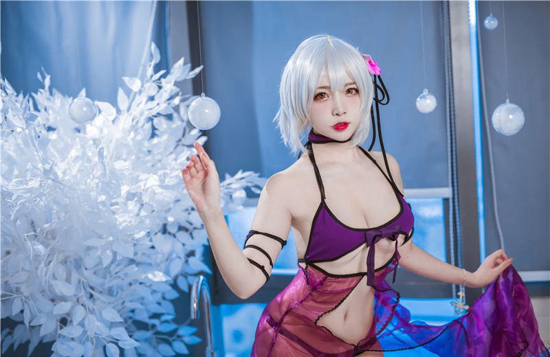 二佐Nisa 黑贞德泳装 [41P-562MB] 第3张