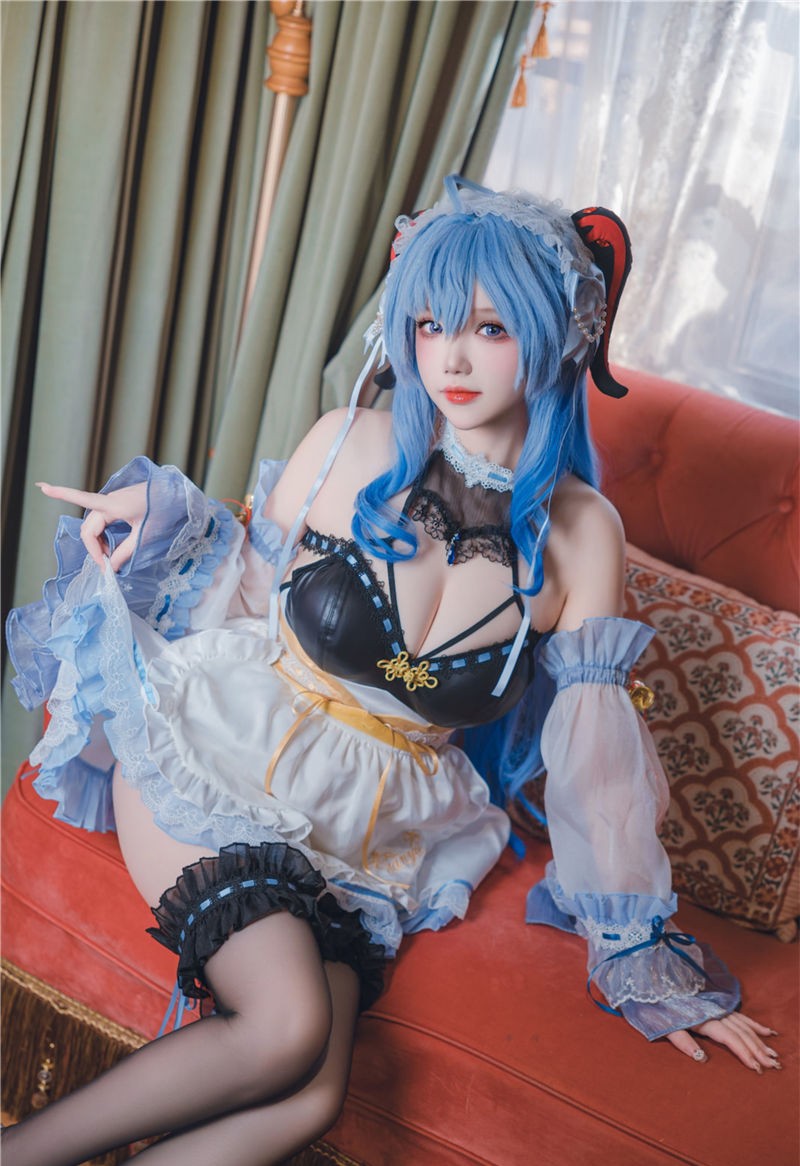 雪晴Astra 原神 甘雨女仆[31P1V-613M] 第1张