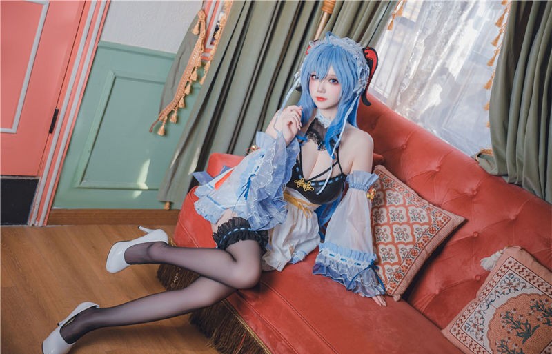 雪晴Astra 原神 甘雨女仆[31P1V-613M] 第3张