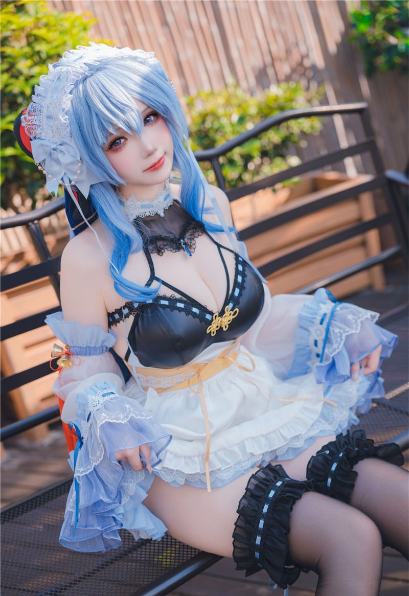 雪晴Astra 原神 甘雨女仆[31P1V-613M] 第4张