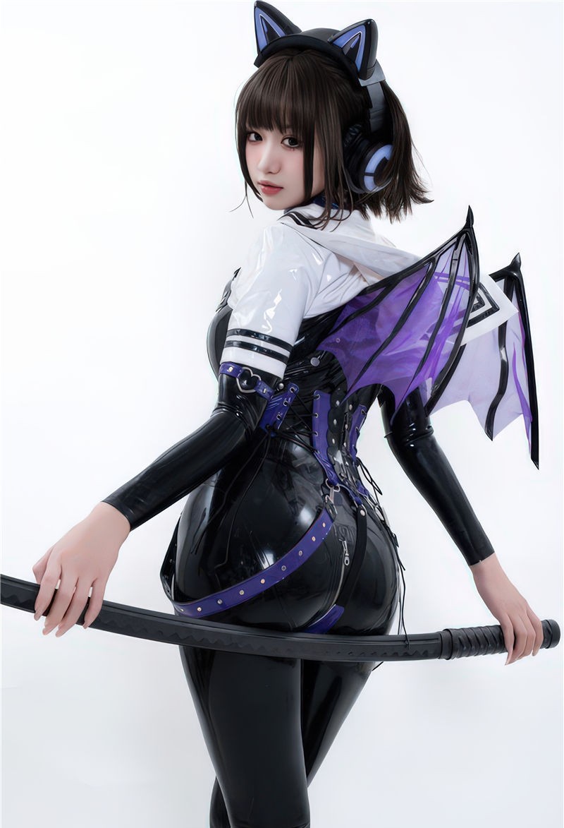 柒柒要乖哦 白棚胶衣[78P-230M] 第2张