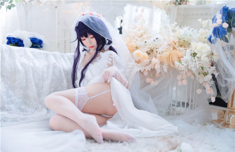 樱落酱 碧蓝航线 吾妻花嫁[19P-112M] 第2张