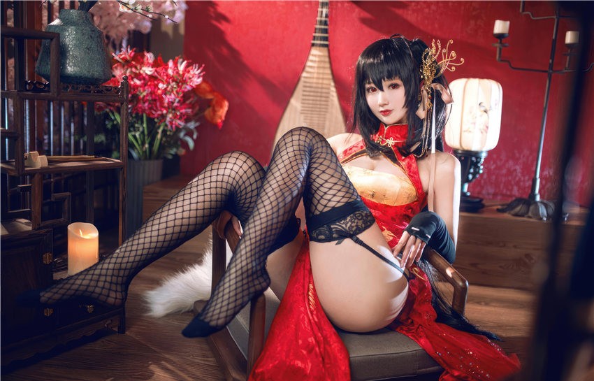 羽生三未 碧蓝航线 大凤旗袍 [21P-216M] 第1张