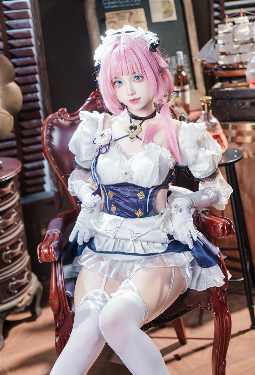 狐玖玖 爱莉希雅女仆 [23P-517M] 第1张