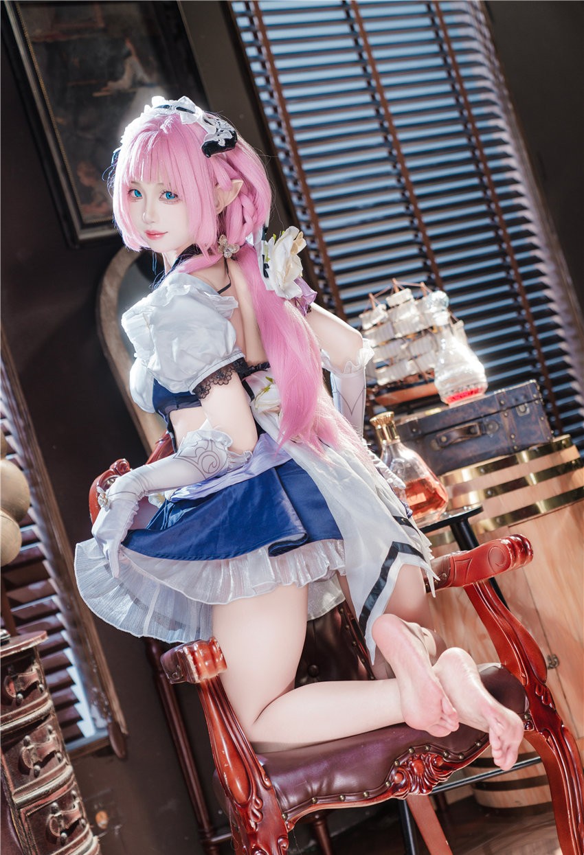 狐玖玖 爱莉希雅女仆 [23P-517M] 第3张