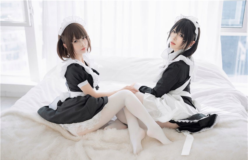 轩萧学姐&十万珍吱伏特 双人女仆[110P1V-1.27G] 第1张